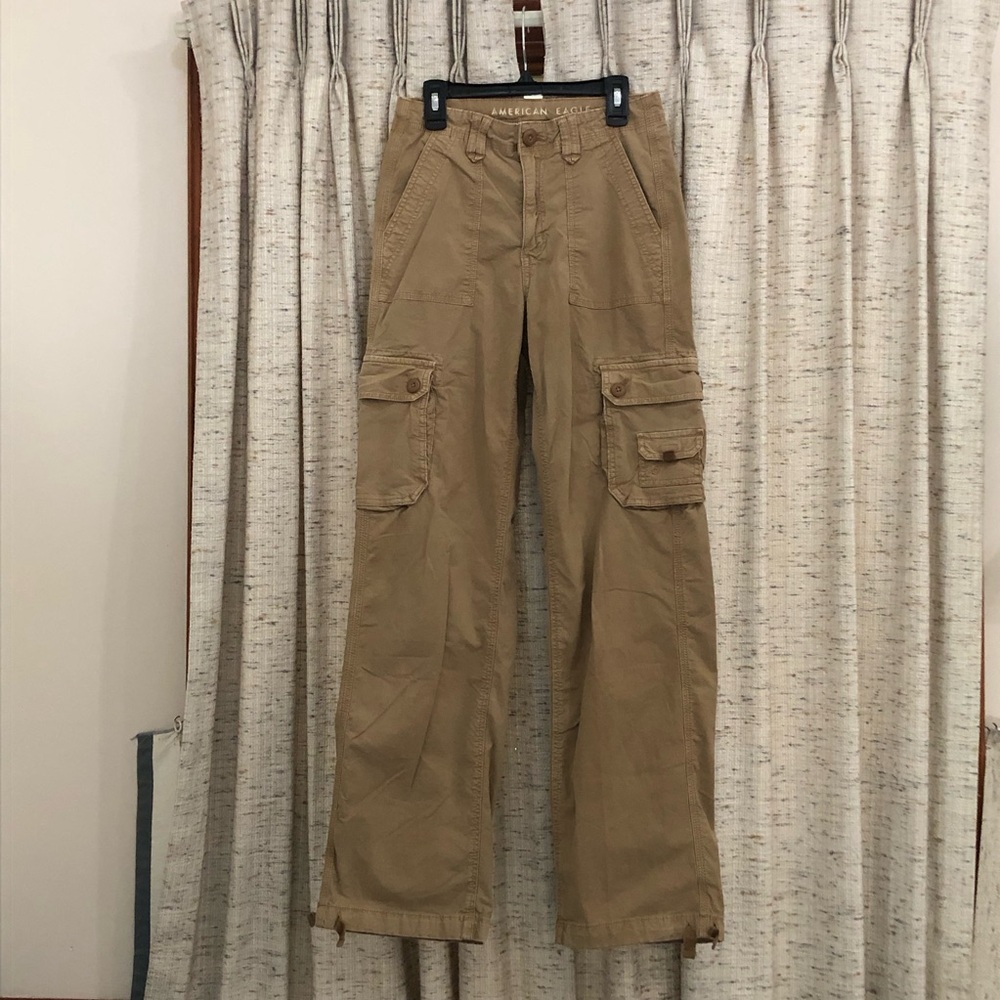 American Eagle Stretch Baggy Cargo Jogger Pants